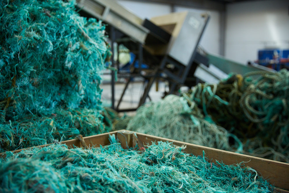 Green Plastic, abandoned fishing nets